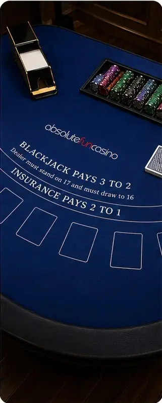 Blackjack table — Absolute Fun Casino
